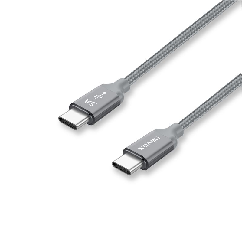 Cavo-USB-Type-C-a-Type-C-nevox-20V-5A--100W--Emark-IC-05-m-grigio-argento--1652-