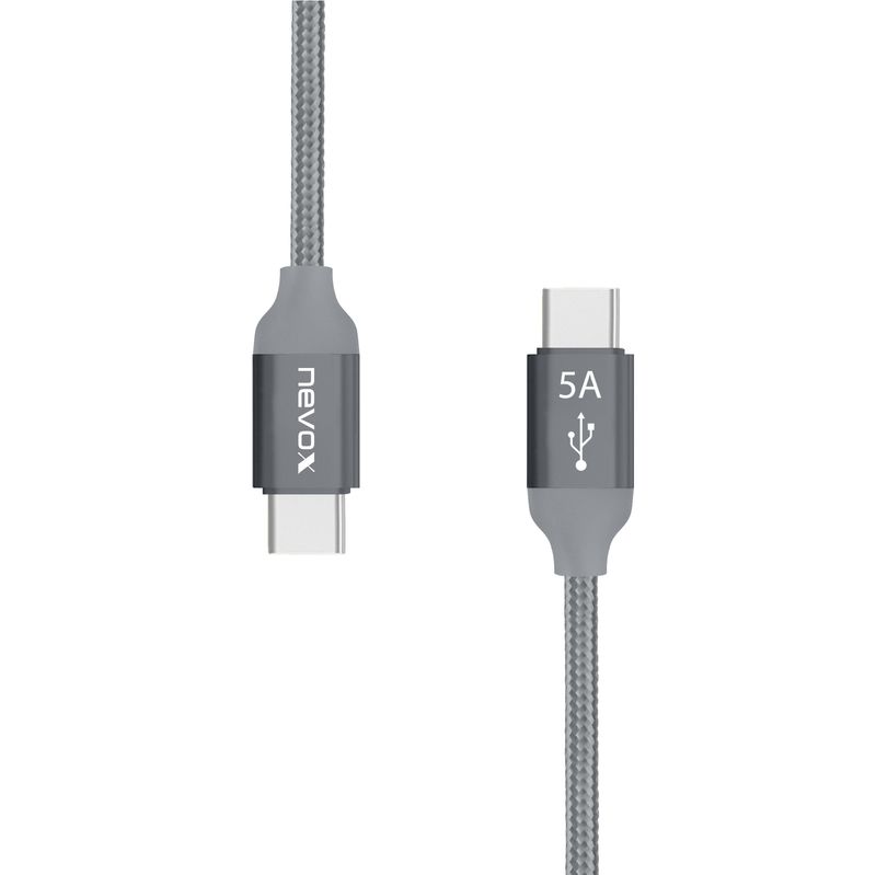 Cavo-USB-Type-C-a-Type-C-nevox-20V-5A--100W--Emark-IC-05-m-grigio-argento--1652-