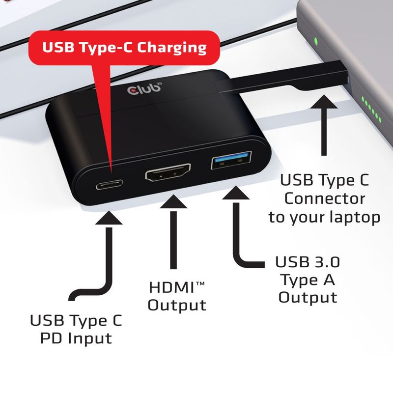 CLUB3D-USB-Type-C-to-HDMI-2.0---USB-2.0---USB-Type-C-Charging-Mini-Dock