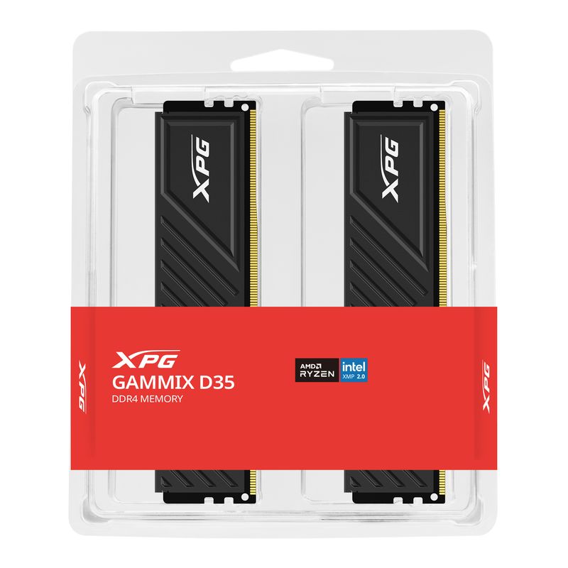 ADATA-GAMMIX-D35-memoria-32-GB-2-x-16-GB-DDR4-3600-MHz--Adata-XPG-Gammix-D35-AX4U360016G18I-DTBKD35-DDR4-3600MHz-32GB-2-