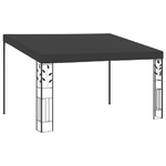 vidaXL Gazebo a Parete 4x3x2,5 m Antracite