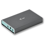 I-tec MySafe USB-C/USB-A 2x M.2 SATA Drive Metal External case with RAID 10Gbps - CAMYSAFEDUALM2