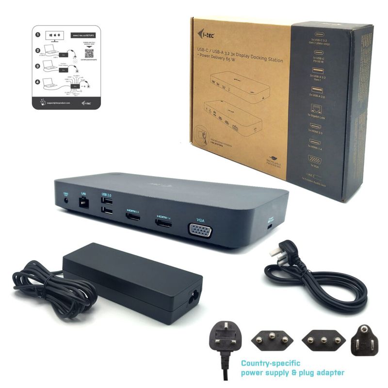 i-tec-CATRIPLEDOCKVGAPD-replicatore-di-porte-e-docking-station-per-notebook-Cablato-USB-3.2-Gen-1--3.1-Gen-1--Type-C-Grigio