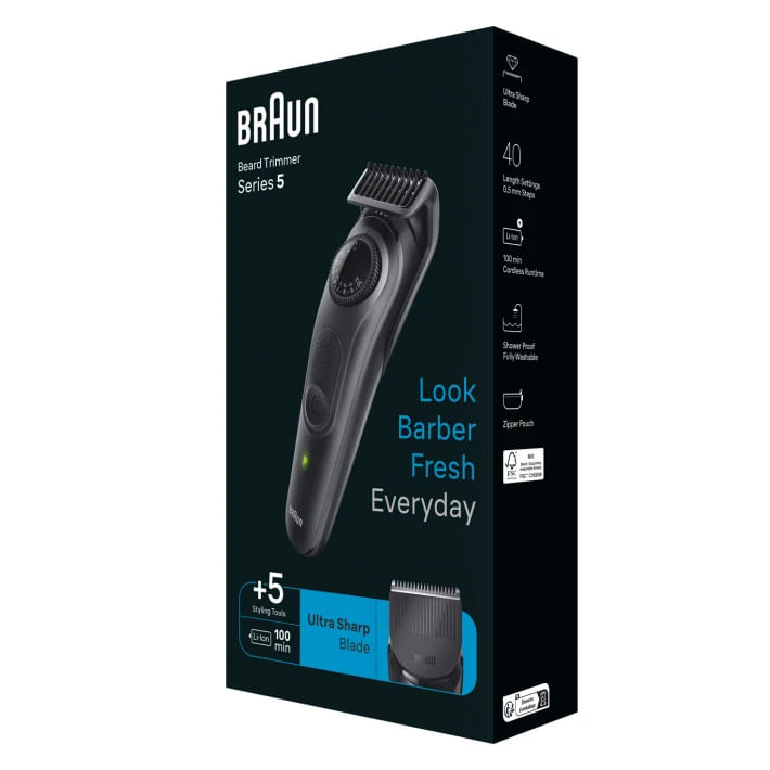 Braun-BeardTrimmer-5-BT5420-regolabarba-Batteria-40-2-cm-Nero