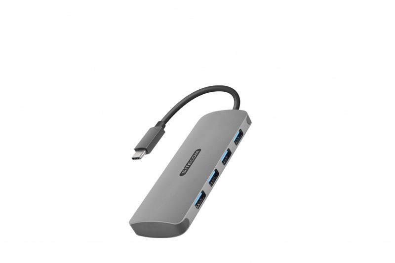 Sitecom-CN-383-hub-di-interfaccia-USB-3.2-Gen-1--3.1-Gen-1--Type-C-5000-Mbit-s