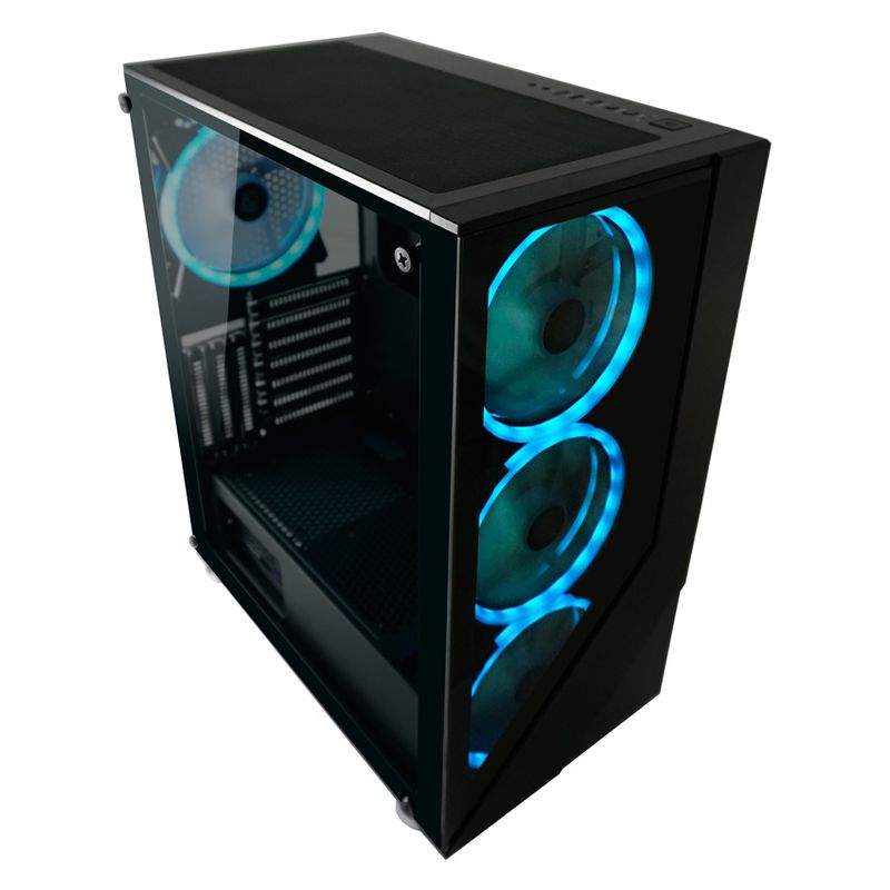 Case-MidiTower-ATX-803B-nero-USB3.0-Audio-senza-alimentatore-ShadedX