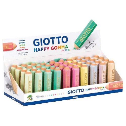 Giotto-Happy-Gomma-gomma-per-cancellare-Multicolore-40-pezzo-i-
