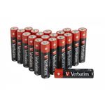 Verbatim 49876 batteria per uso domestico Batteria monouso Mini Stilo AAA (VERBATIM BATTERY AAA 20 PACK HANGCARD)