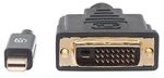 Manhattan-152150-cavo-e-adattatore-video-18-m-Mini-DisplayPort-DVI-D-Nero--MINI-DISPLAYPORT-1.2A-TO-DVI-D----1.8M-1080P-