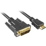 Sharkoon - Cavo adattatore - Single Link - HDMI maschio a DVI-D maschio - 3 m