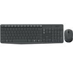 Logitech MK235 Wireless Keyboard and Mouse Combo tastiera Mouse incluso Universale RF Wireless Greco Grigio