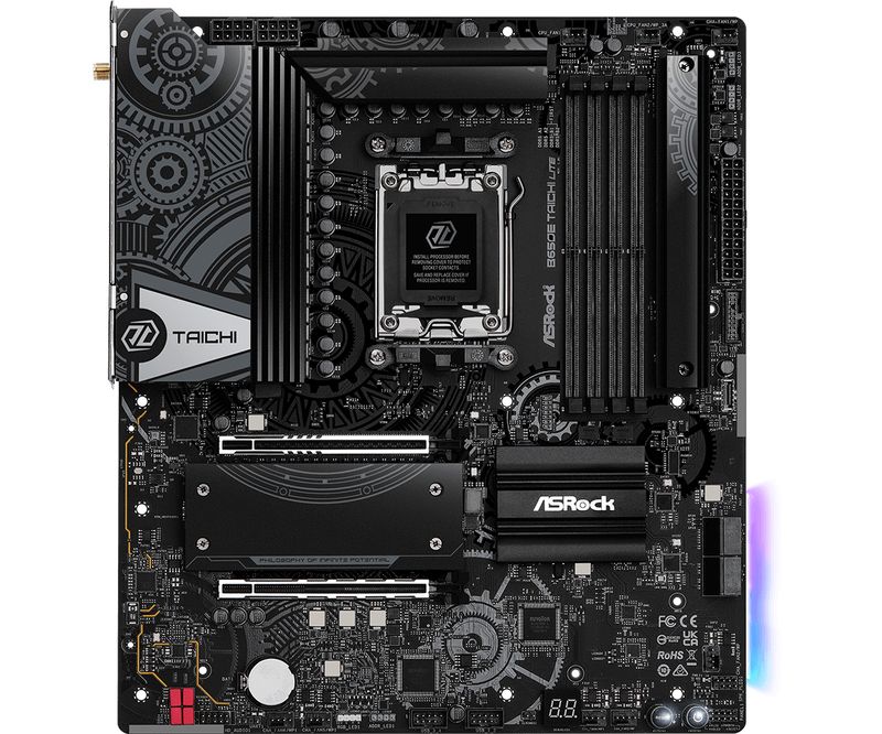 Asrock-B650E-Taichi-Lite-AMD-B650-Presa-di-corrente-AM5-ATX--ASRock-B650E-Taichi-Lite-Motherboard-AMD-Socket-AM5-EATX-DD