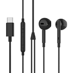 ESTUFF ES652201 cuffia e auricolare Cuffie Cablato In-ear Musica e Chiamate USB tipo-C Nero (In-ear Headphone Earpod - w