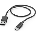 Hama USB-A to USB-C Quick Charging Cable USB 2.0 1 Metre Black