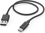 Hama-USB-A-to-USB-C-Quick-Charging-Cable-USB-2.0-1-Metre-Black