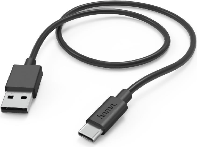 Hama-USB-A-to-USB-C-Quick-Charging-Cable-USB-2.0-1-Metre-Black