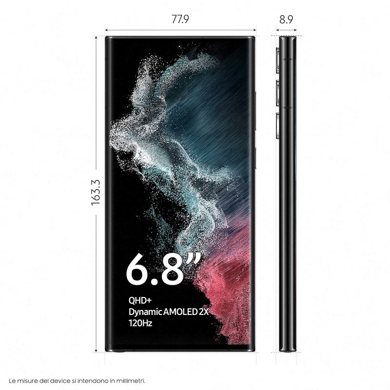 Samsung-Galaxy-S22-Ultra-5G-Display-6.8---Dynamic-AMOLED-2X-5-fotocamere-RAM-8-GB-128-GB-5.000mAh-Phantom-Black