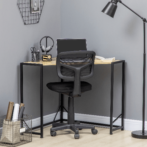 HOMCOM-Scrivania-Angolare-Salvaspazio-in-Legno-e-Metallo-Stile-Industriale-80x80x75.5cm