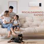 HOMCOM-Termoventilatore-da-Parete-Oscillatorio-con-Timer-12h-e-2-Modalita-di-Riscaldamento-54.5x12x21.5-cm-Bianco