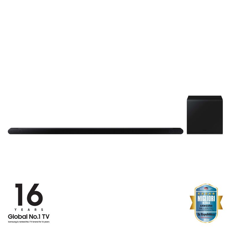 Samsung-Soundbar-HW-S800B-ZF-con-subwoofer-3.1.2-canali-330W-2022-audio-3D-effetto-cinema-surround-gaming-mode-design-ultra-sottile