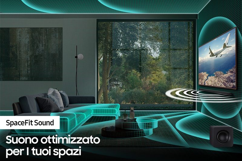 Samsung-Soundbar-HW-S800B-ZF-con-subwoofer-3.1.2-canali-330W-2022-audio-3D-effetto-cinema-surround-gaming-mode-design-ultra-sottile