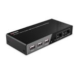 Lindy-32809-switch-per-keyboard-video-mouse-kvm-Nero--2-Port-HDMI-4K60-USB-2.0-----Audio-KVM-Switch---Warranty-24M-