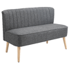 HOMCOM-Divano-2-Posti-Moderno-in-Tessuto-Senza-Braccioli-Struttura-e-Gambe-in-Legno-117x56.5x77cm-Grigio-Scuro