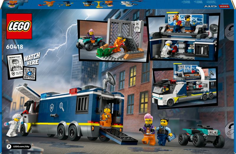 Camion-laboratorio-mobile-della-polizia---Lego-City-60418