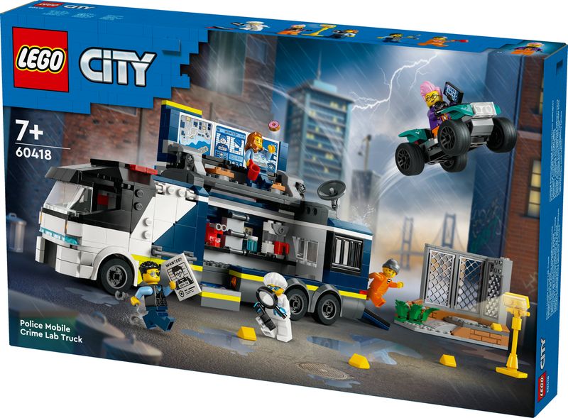 Camion-laboratorio-mobile-della-polizia---Lego-City-60418