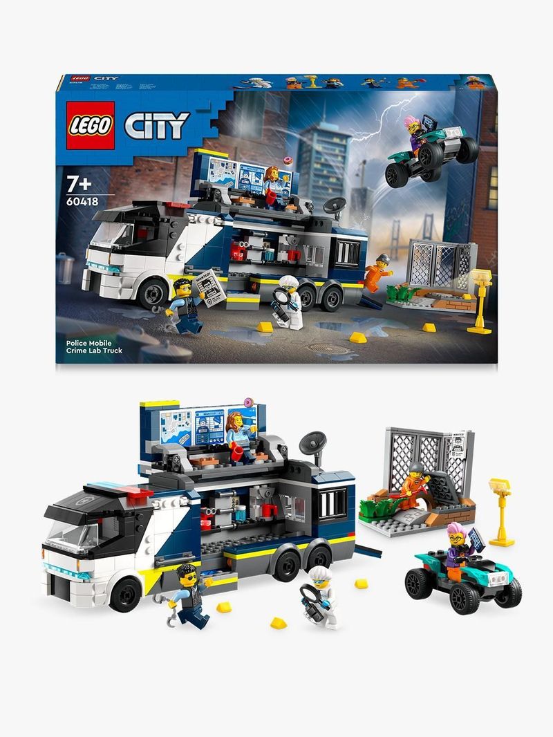 Camion-laboratorio-mobile-della-polizia---Lego-City-60418