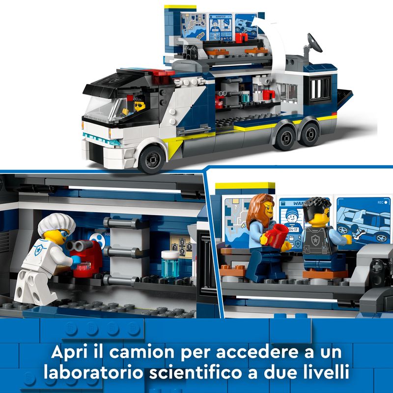 Camion-laboratorio-mobile-della-polizia---Lego-City-60418