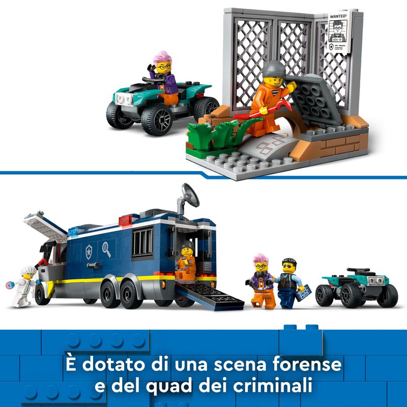 Camion-laboratorio-mobile-della-polizia---Lego-City-60418