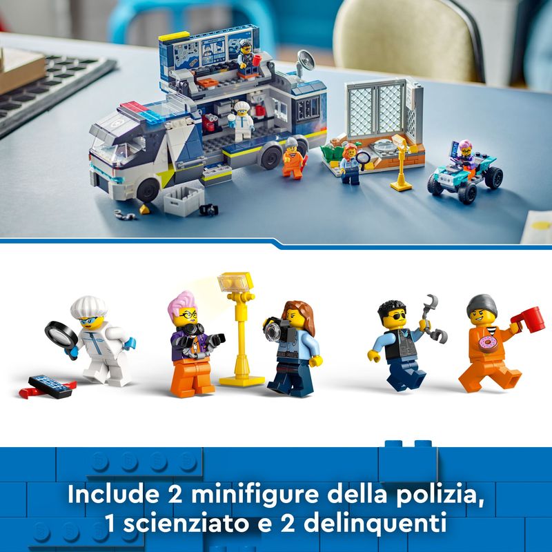 Camion-laboratorio-mobile-della-polizia---Lego-City-60418