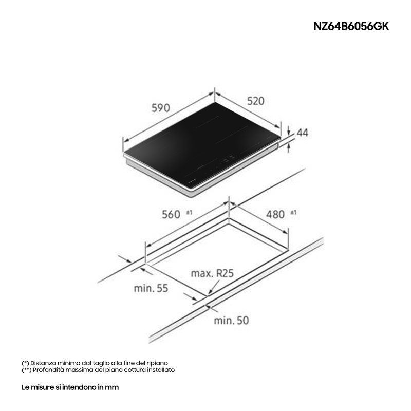 Samsung-NZ64B6056GK-Piano-cottura-a-induzione-60cm-Slim-Fit-Flex-Zone-Plus-4-zone-cottura-Limitatore-di-potenza-WiFi