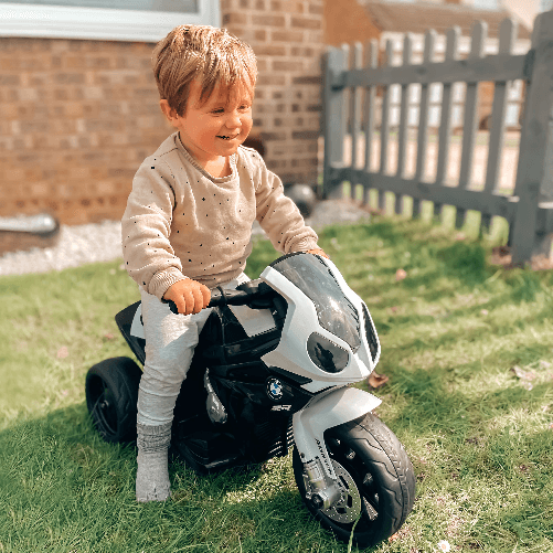 HOMCOM-Moto-Elettrica-per-Bambini-Max.-20kg-con-Licenza-BMW-Batteria-6V-Bianco-e-Nero