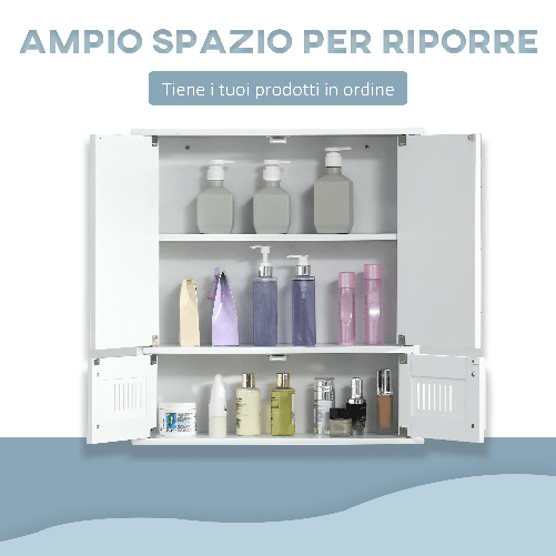 kleankin-Mobiletto-Bagno-Pensile-con-Antine-a-Specchio-55x17.5x60cm---Bianco