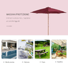 Outsunny-Ombrellone-da-Giardino-3x2.5-con-Palo-in-Legno-e-8-Stecche-e-Copertura-in-Poliestere-Rosso-Scuro