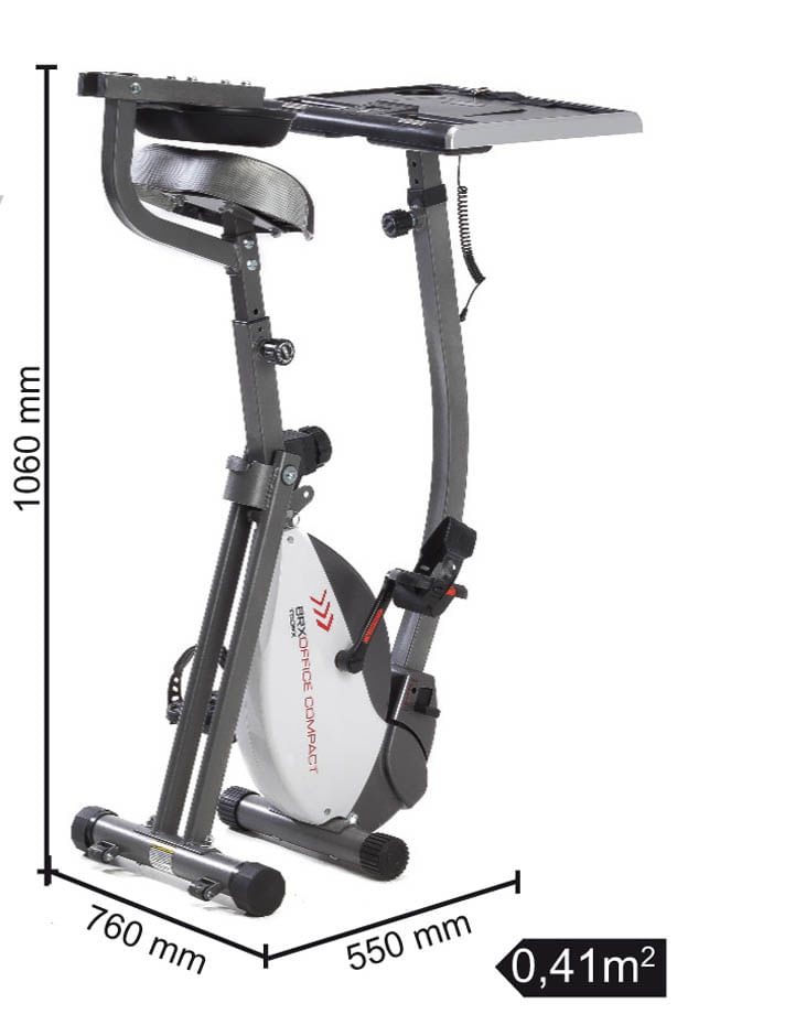 TOORX-BRX-OFFICE-COMPACT-Cyclette-magnetica-con-scrivania-regolabile