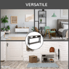 HOMCOM-Tavolo-Consolle-Stile-Vintage-Industriale-con-3-Ripiani-e-Telaio-in-Metallo-Grigio-e-Nero-120x23.5x75cm