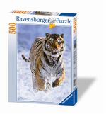 -Puzzle-500-pz-Tigre-sulla-neve---14475-4