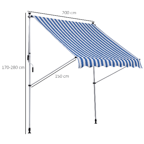 Outsunny-Tenda-da-Sole-da-Esterno-2x1.5m-a-Rullo-con-Manovella-Altezza-e-Angolazione-Regolabile-Blu