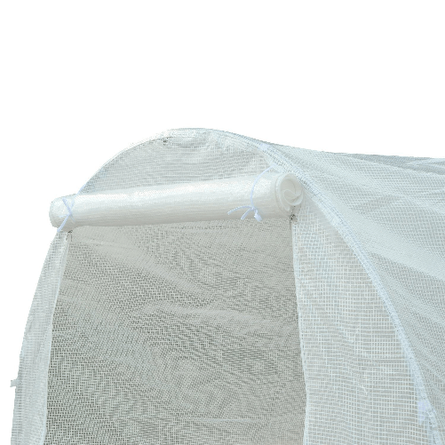Outsunny-Serra-da-Giardino-a-Tunnel-4.5x2x2m-con-Copertura-in-PE-e-Tubi-in-Metallo-Bianco