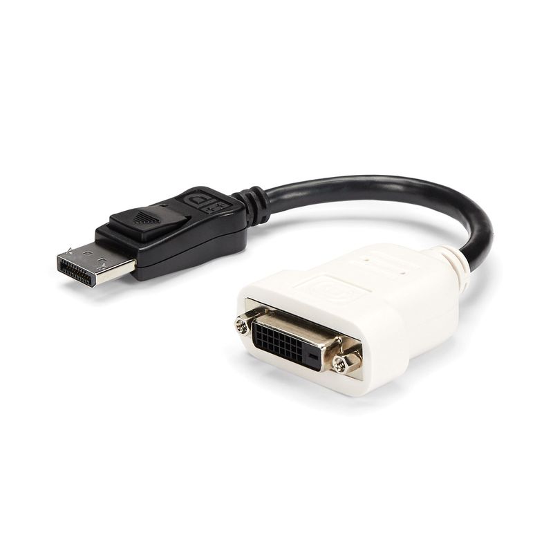 StarTech.com-Adattatore-DisplayPort-DVI---Convertitore-video-da-DisplayPort-a-DVI-D---1080p---Adattatore-Dongle-da-DP-1.2-a-DVI-per-monitor-display---Adattatore-da-DP-a-DVI---Connettore-DP-a-scatto--DP2DVI-