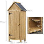 Outsunny-Casetta-in-Legno-da-Giardino-con-Anta-Armadio-da-Esterno-Porta-Attrezzi-da-Giardino-con-3-Mensole-77.5x54.2x179.5cm