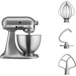 KitchenAid 5K45SSESL sbattitore Sbattitore con base 275 W Argento, Acciaio inox