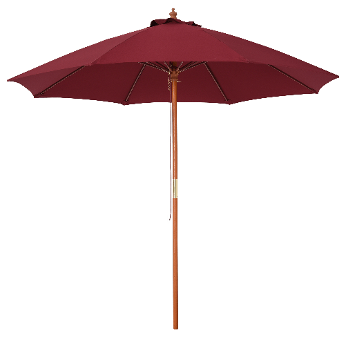 Outsunny-Ombrellone-da-Giardino-2.5x2.5-m-con-Tettuccio-Antivento-in-Poliestere-Rosso-e-Palo-in-Legno