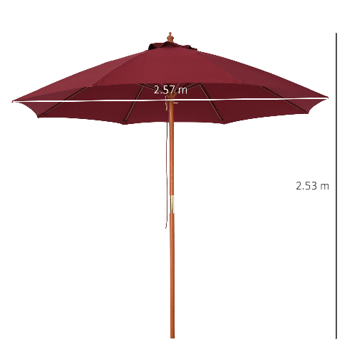 Outsunny-Ombrellone-da-Giardino-2.5x2.5-m-con-Tettuccio-Antivento-in-Poliestere-Rosso-e-Palo-in-Legno