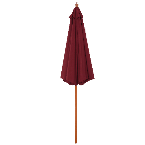 Outsunny-Ombrellone-da-Giardino-2.5x2.5-m-con-Tettuccio-Antivento-in-Poliestere-Rosso-e-Palo-in-Legno