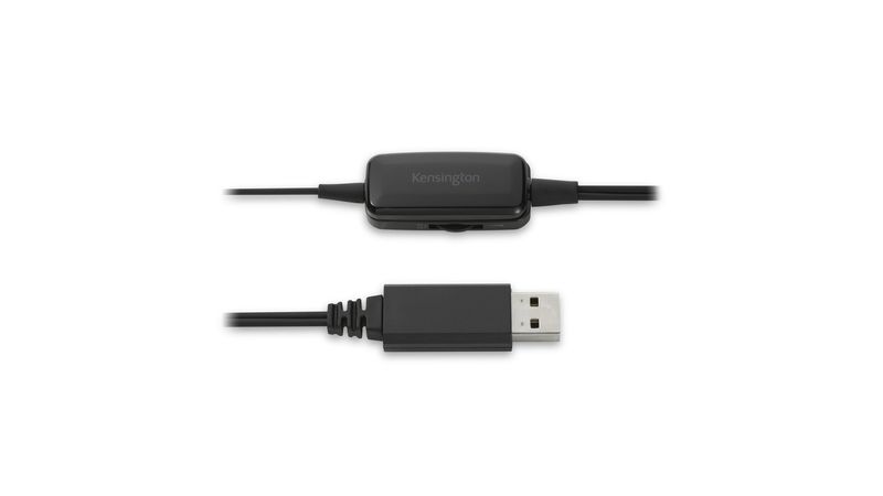 Kensington-Cuffie-mono-USB-A-classiche-con-microfono-e-controllo-del-volume