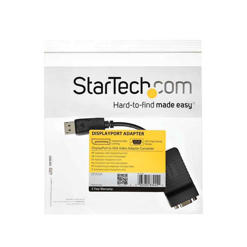 StarTech.com-Adattatore-da-DisplayPort-a-VGA---Convertitore-attivo-da-DP-a-VGA---Video-1080p---Resistente---Cavo-monitor-DP-DP---a-VGA---Adattatore-Dongle-DP-1.2-a-VGA---Connettore-DP-a-scatto--DP2VGA-